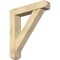 Ekena Millwork Traditional Craftsman Rough Sawn Bracket w/ Offset Brace, Douglas Fir, 8"W x 40"D x 44"H BKT0806X40X44TRA04RDF - alternate 1